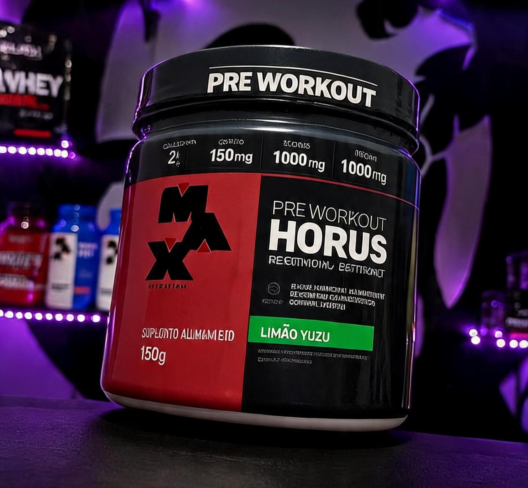 Pré-Treino Horus Max Titanium - frente